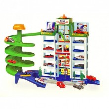 Детский игровой Набор Limo toy Веселый Паркинг 922R 6 уровней парковки, 4 машинки (62217АС)