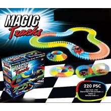 Автотрек-конструктор Magic Tracks 360 LED Гоночная Трасса 220 деталей (020616-TK)