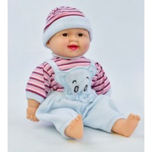 Пупс-хохотун Limo Toy Baby музыкальный в голубом комбинезоне 32 см (X1428-1) Пупс-хохотун Limo Toy Baby музыкальный в голубом комбинезоне 32 см (X1428-1)