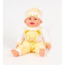 Пупс-хохотун Limo Toy Baby музыкальный в жёлтом комбинезоне 37 см (X1608-1) Пупс-хохотун Limo Toy Baby музыкальный в жёлтом комбинезоне 37 см (X1608-1)