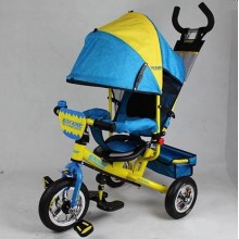 Детский трехколесный велосипед Profi Trike M5361-01UKR Жовто-Блакитний (0002) Детский трехколесный велосипед Profi Trike M5361-01UKR Жовто-Блакитний (0002)
