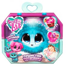 Развивающая игрушка сюрприз Scruff A Luvs Няшка Потеряшка Аква Голубая
