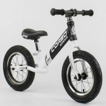 Беговел Corso 10234 12" с надувными колёсами Белый Чёрный (G210015) Беговел Corso 10234 12" с надувными колёсами Белый Чёрный (G210015)