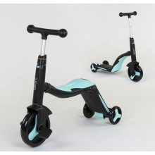 Детский Самокат Беговел Велосипед трансформер 3 в 1 Best Scooter JT 20255 Свет, 8 мелодий, колёса PU Чёрно-Голубой (20255) Детский Самокат Беговел Велосипед трансформер 3 в 1 Best Scooter JT 20255 Свет, 8 мелодий, колёса PU Чёрно-Голубой (20255)