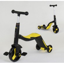 Детский Самокат Беговел Велосипед трансформер 3 в 1 Best Scooter JT 10993 Свет, 8 мелодий, колёса PU Чёрно-Жёлтый (10993) Детский Самокат Беговел Велосипед трансформер 3 в 1 Best Scooter JT 10993 Свет, 8 мелодий, колёса PU Чёрно-Жёлтый (10993)
