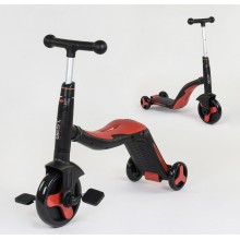 Детский Самокат Беговел Велосипед трансформер 3 в 1 Best Scooter JT 28288 Свет, 8 мелодий, колёса PU Чёрно-Красный (28288) Детский Самокат Беговел Велосипед трансформер 3 в 1 Best Scooter JT 28288 Свет, 8 мелодий, колёса PU Чёрно-Красный (28288)