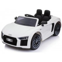 Детский электромобиль Bambi AUDI R8 Spyder пульт, 2 места, 2 мотора по 35W, 12V7AH, MP3, USB White (YJ2198)