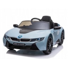 Детский электромобиль Bambi BMW i8 Coupe JE1001 2 мотора по 35W, 12V7AH, MP3, USB Blue