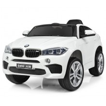 Детский электромобиль Bambi BMW X6M 2 мотора по 35W, 12V7AH, MP3, USB White