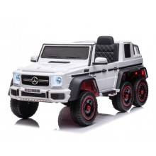 Детский электромобиль Bambi Mercedes-Benz AMG G63 6Х6 моторов по 39W, 6 колёс, 12V7AH, MP3, USB White