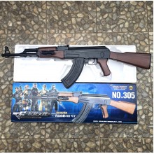 Страйкбольный Автомат Калашникова АК-47 BB305 на пульках 6 мм, 87 см, пластик Коричневый Страйкбольный Автомат Калашникова АК-47 BB305 на пульках 6 мм, 87 см, пластик Коричневый