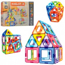Магнитный конструктор Limo Toy MAGniSTAR 1002 46 деталей Цветные магниты Архитектура Магнитный конструктор Limo Toy MAGniSTAR 1002 46 деталей Цветные магниты Архитектура