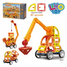 Магнитный конструктор Limo Toy MAGniSTAR 6001 87 деталей Цветные магниты Строительная техника Магнитный конструктор Limo Toy MAGniSTAR 6001 87 деталей Цветные магниты Строительная техника