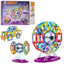 Магнитный детский развивающий конструктор Limo Toy MAGNETIC 4001 92 деталей Цветные магниты Колесо обозрения Магнитный детский развивающий конструктор Limo Toy MAGNETIC 4001 92 деталей Цветные магниты Колесо обозрения