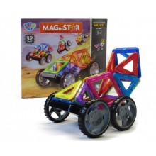 Магнитный конструктор Limo Toy MAGniSTAR 3001 32 детали Цветные магниты Транспорт Магнитный конструктор Limo Toy MAGniSTAR 3001 32 детали Цветные магниты Транспорт