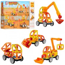 Магнитный конструктор Limo Toy MAGNETIC 6001 87 деталей Цветные магниты Строительная техника Магнитный конструктор Limo Toy MAGNETIC 6001 87 деталей Цветные магниты Строительная техника