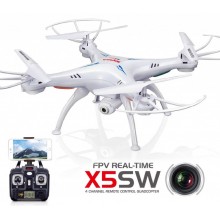 Квадрокоптер с Wi-Fi Камерой Syma X5SW Супербюджетный Радиоуправляемый Гироскоп Белый (АВ30701) Квадрокоптер с Wi-Fi Камерой Syma X5SW Супербюджетный Радиоуправляемый Гироскоп Белый (АВ30701)