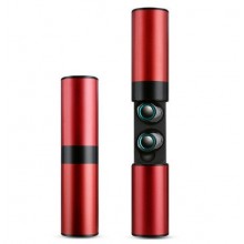 Наушники беспроводные 3BS HEADSET TWS S2 Plus Bluetooth 5,0 с Водонепроницаемым кейсом и Power Bank 1200mah Красный Наушники беспроводные 3BS HEADSET TWS S2 Plus Bluetooth 5,0 с Водонепроницаемым кейсом и Power Bank 1200mah Красный