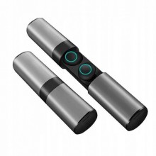 Наушники беспроводные 3BS HEADSET TWS S2 Plus Bluetooth 5,0 с Водонепроницаемым кейсом и Power Bank 1200mah Серебристый Наушники беспроводные 3BS HEADSET TWS S2 Plus Bluetooth 5,0 с Водонепроницаемым кейсом и Power Bank 1200mah Серебристый
