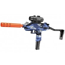  Автомат Пістолет на орбізах UZI  W 002 В Скорострільний Орбіган гель бластер на акумуляторі 7.4В (G265383)