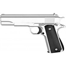 Страйкбольний пістолет Colt M1911 Galaxy G13S метал пластик сріблястий Страйкбольний пістолет Colt M1911 Galaxy G13S метал пластик сріблястий
