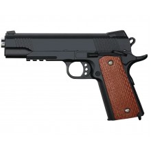 Страйкбольный Пистолет COLT M1911 VIGOR V13 металл, стреляет пульками 6 мм Черный