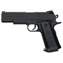 Страйкбольный Пистолет COLT Browning M1911 VIGOR V18 металл, стреляет пульками 6 мм Черный
