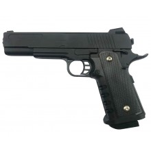 Страйкбольный Пистолет COLT Browning M1911 VIGOR V21 металл, стреляет пульками 6 мм Черный