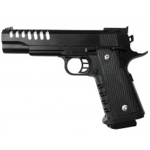 Страйкбольный Пистолет COLT M1911 VIGOR V303 металл, пластик стреляет пульками 6 мм Черный