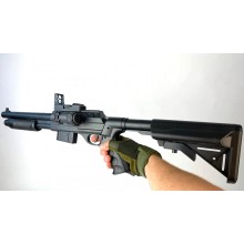 Страйкбольная Винтовка Дробовик VIGOR V0581C-1 прицел и фонарик 6 мм Чёрный