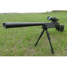 Страйкбольная Снайперская пневматическая винтовка CYMA ZM51 с пульками и прицелом Черный Страйкбольная Снайперская пневматическая винтовка CYMA ZM51 с пульками и прицелом Черный