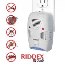 Отпугиватель электромагнитный крыс мышей тараканов пауков мух комаров Riddex Quad Pest Repelling Aid Белый Отпугиватель электромагнитный крыс мышей тараканов пауков мух комаров Riddex Quad Pest Repelling Aid Белый