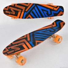 Скейт Пенні Борд маленький Лонгборд Best Board F 7620 Original для фрірайду, дошка 55 см, колеса поліуретанові d=6 см світяться, Різнокольоровий (74545) Скейт Пенні Борд маленький Лонгборд Best Board F 7620 Original для фрірайду, дошка 55 см, колеса поліуретанові d=6 см світяться, Різнокольоровий (74545)