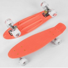Скейт Пенні Борд маленький Лонгборд Best Board 1102 Original для фрірайду, дошка 55 см, колеса поліуретанові d=6 см світяться, Помаранчовий (99616) Скейт Пенні Борд маленький Лонгборд Best Board 1102 Original для фрірайду, дошка 55 см, колеса поліуретанові d=6 см світяться, Помаранчовий (99616)