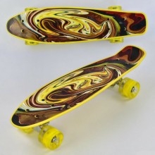 Скейт Пенні Борд маленький Лонгборд Best Board F 13609 Original для фрірайду, дошка 55 см, колеса поліуретанові d=6 см світяться, Різнокольоровий (74538) Скейт Пенні Борд маленький Лонгборд Best Board F 13609 Original для фрірайду, дошка 55 см, колеса поліуретанові d=6 см світяться, Різнокольоровий (74538)