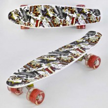 Скейт Пенні Борд маленький Лонгборд Best Board F 14543 Original для фрірайду, дошка 55 см, колеса поліуретанові d=6 см світяться, Різнокольоровий (74543) Скейт Пенні Борд маленький Лонгборд Best Board F 14543 Original для фрірайду, дошка 55 см, колеса поліуретанові d=6 см світяться, Різнокольоровий (74543)
