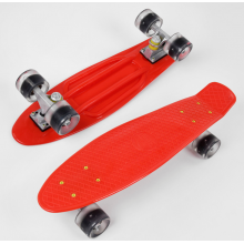 Скейт Пенні Борд маленький Лонгборд Best Board 8181 Original для фрірайду, дошка 55 см, колеса поліуретанові d=6 см світяться, Червоний (99981) Скейт Пенні Борд маленький Лонгборд Best Board 8181 Original для фрірайду, дошка 55 см, колеса поліуретанові d=6 см світяться, Червоний (99981)