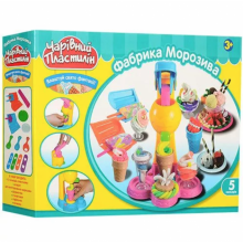 Игровой набор для творчества и лепки Чарівний Пластилін Фабрика Морозива 5 цветов (МК0078) Игровой набор для творчества и лепки Чарівний Пластилін Фабрика Морозива 5 цветов (МК0078)