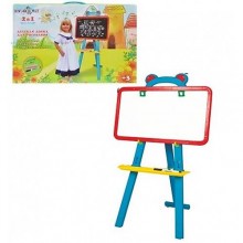 Мольберт детский 2-сторонний магнитный Доска для рисования  Kinder Way  Разноцветный (51-001)