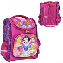 Рюкзак детский школьный каркасный Joy PRINCESS N 00136 Одно отделения Три кармана ортопедическая спинка 3D принт Розовый с Фиолетовым Рюкзак детский школьный каркасный Joy PRINCESS N 00136 Одно отделения Три кармана ортопедическая спинка 3D принт Розовый с Фиолетовым