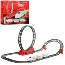 Дитяча залізниця зі звуком Huada Toys 4111 Track Rail 408 см Різнокольоровий Дитяча залізниця зі звуком Huada Toys 4111 Track Rail 408 см Різнокольоровий